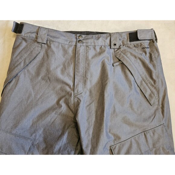 Mens The North Face Hyvent Ski Snowboard Shell Waterproof Snow Pants - Grey XL - Picture 2 of 16